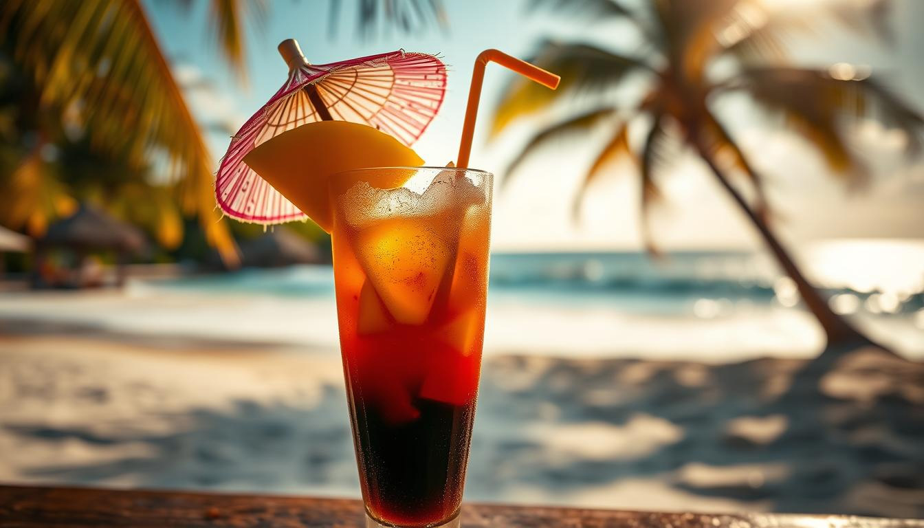 Classic Bahama Mama Cocktail