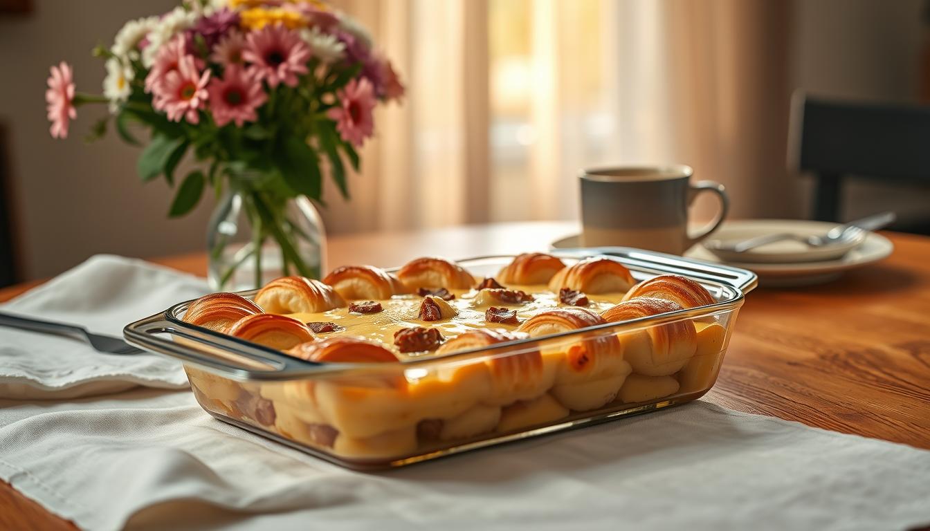 Sausage and Egg Casserole with Crescent Rolls