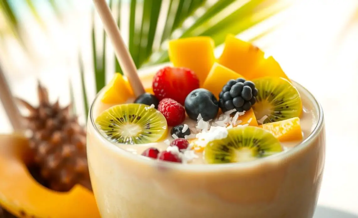 tropical smoothie bahama mama smoothie recipe