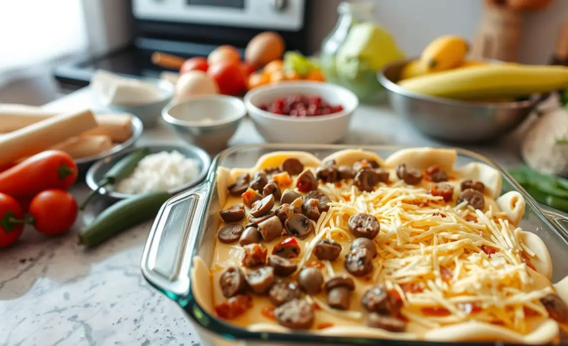 breakfast casserole using crescent rolls