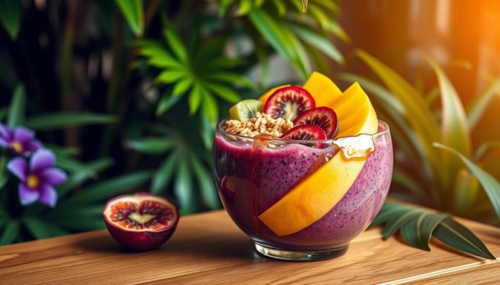 tropical smoothie acai bowl