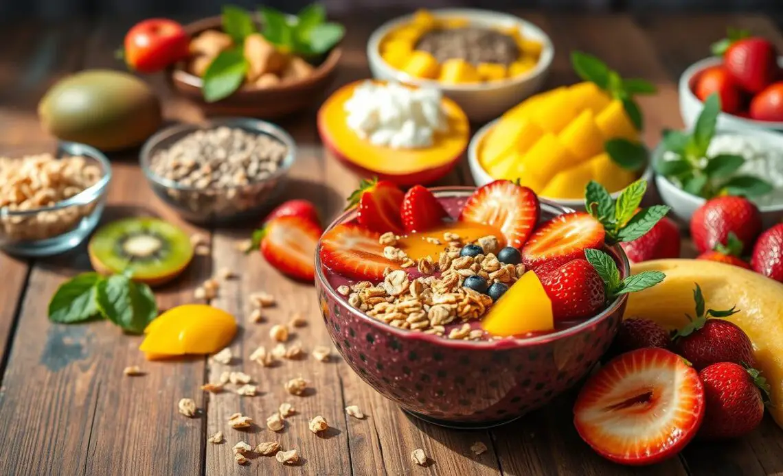 tropical smoothie acai bowl