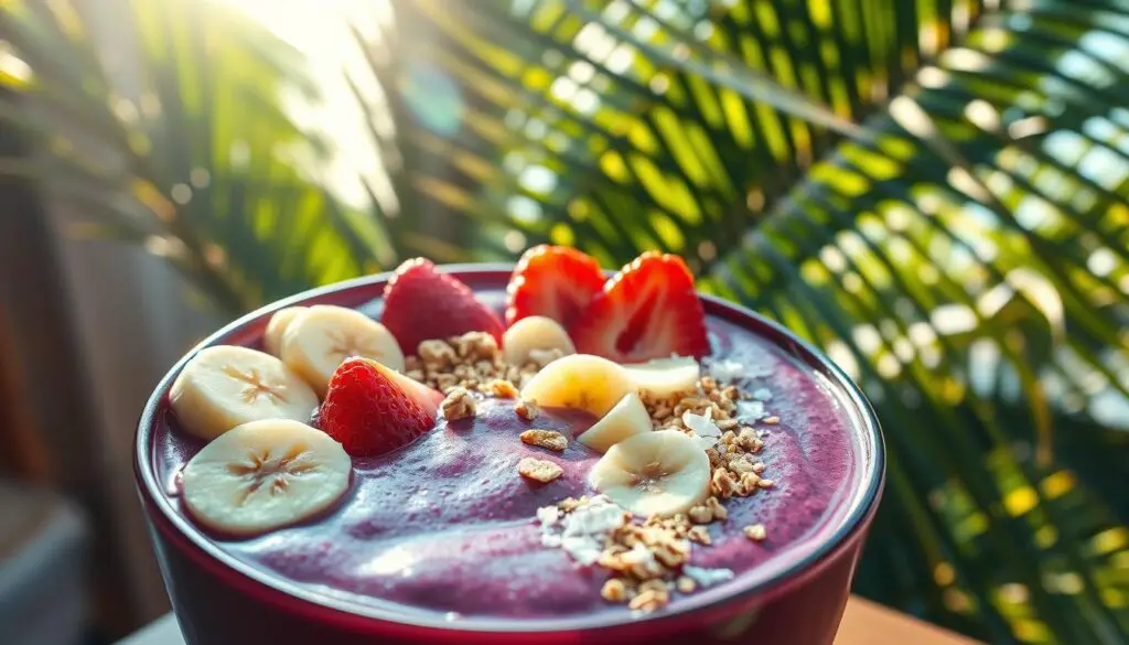 tropical smoothie acai bowl