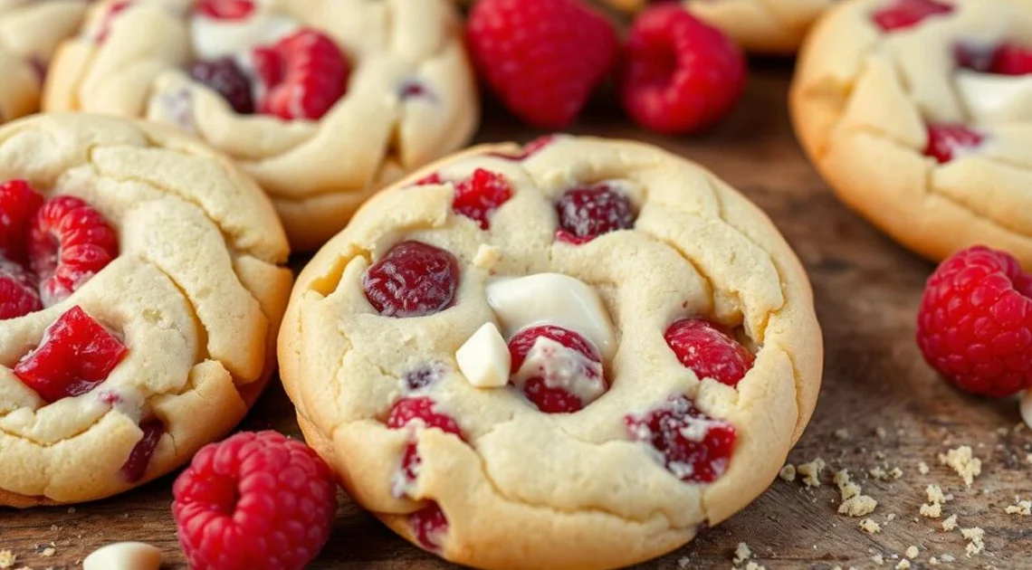 subway white chocolate raspberry cookies